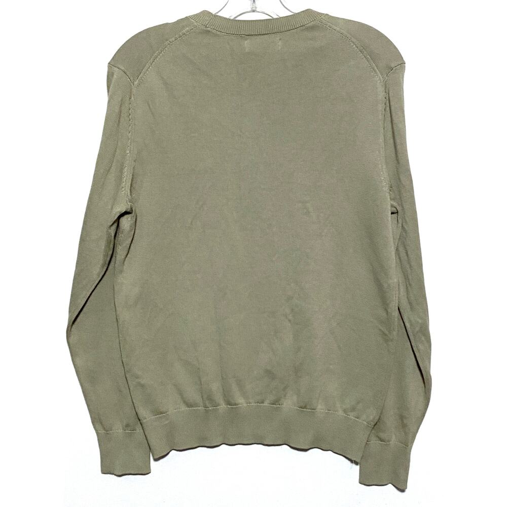 Calvin Klein CK Graphic Logo Pullover Sweater Mens XS Preppy Neutral Classic Y2K - Picture 2 of 7